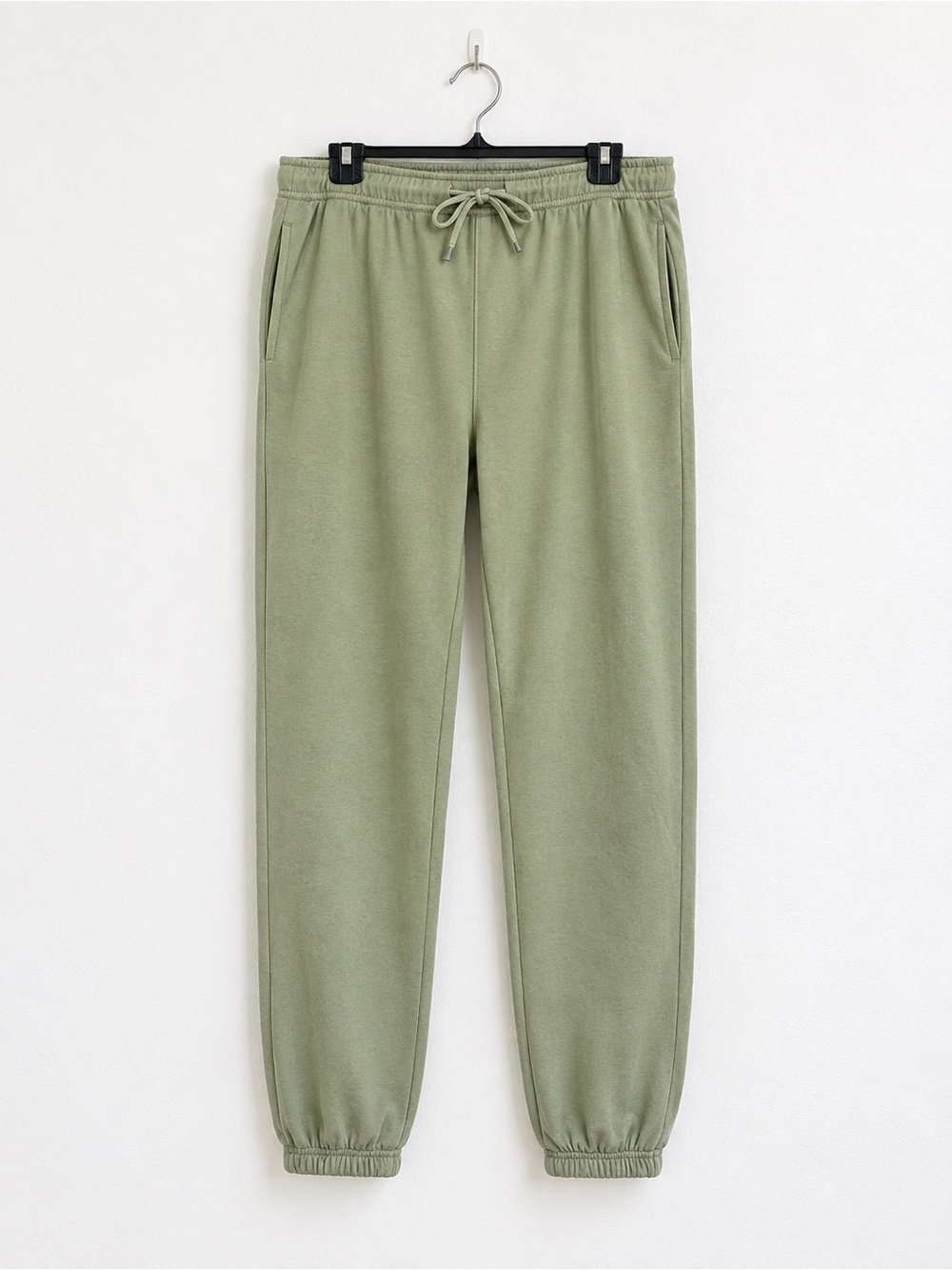 Olive Green Drawstring Jogger Pants